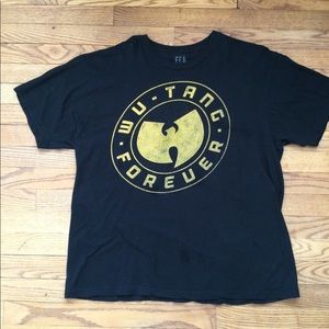 WU-TANG FOREVER T Shirt Size XL Black